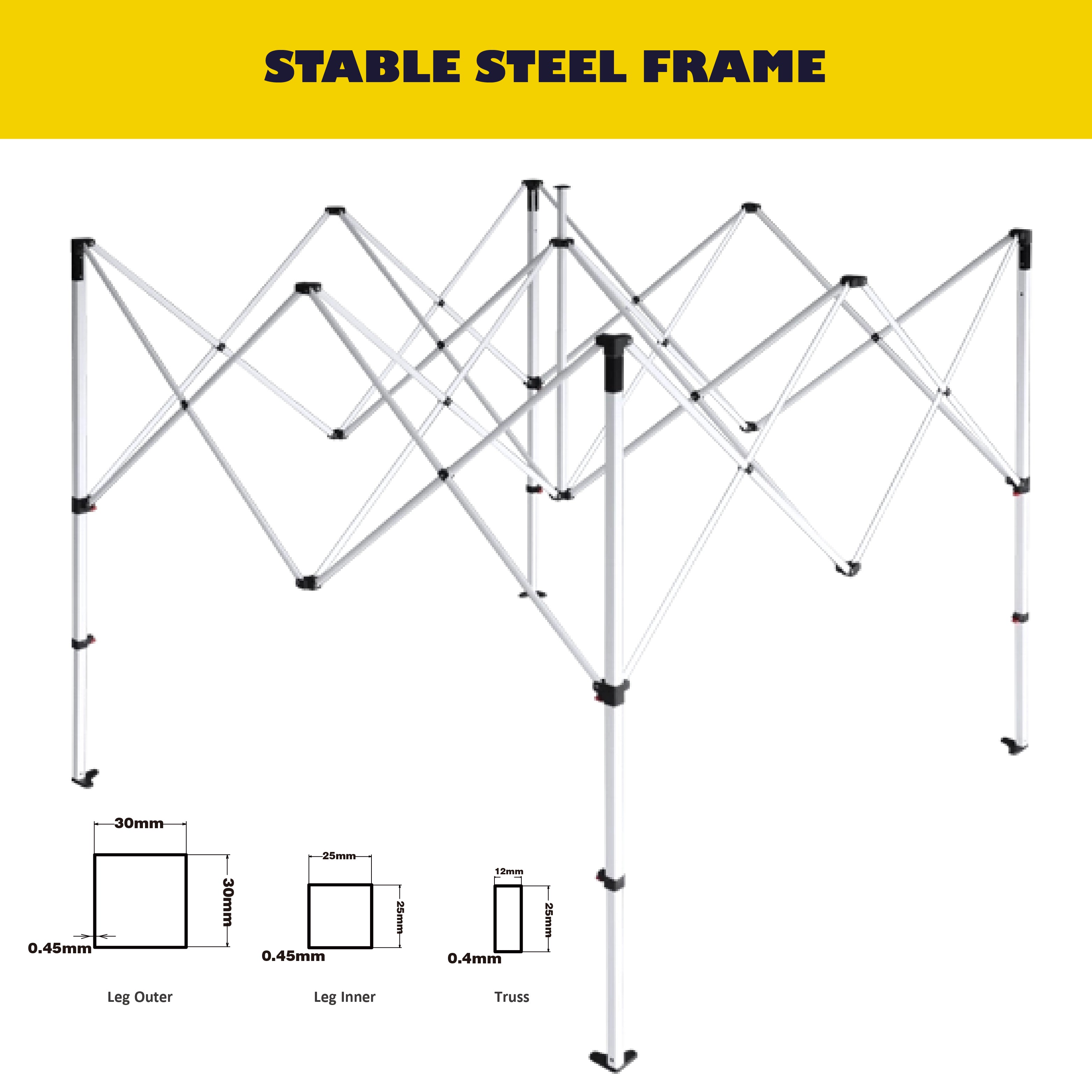 Custom Canopy Tent with Logo, 10x10 Feet Canopy Printing