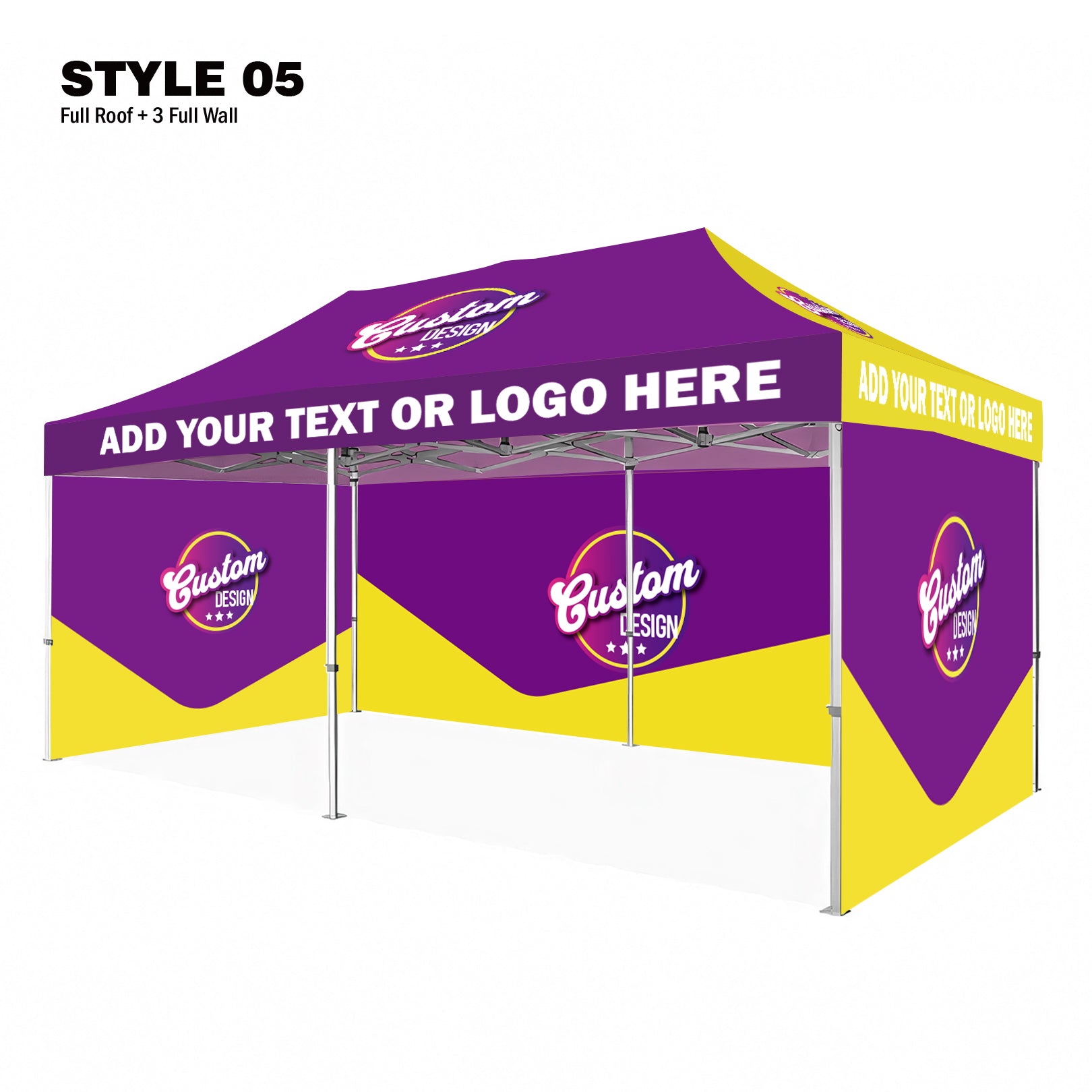 American Phoenix 10 x 20 Custom Canopy with Your Logo Graphics