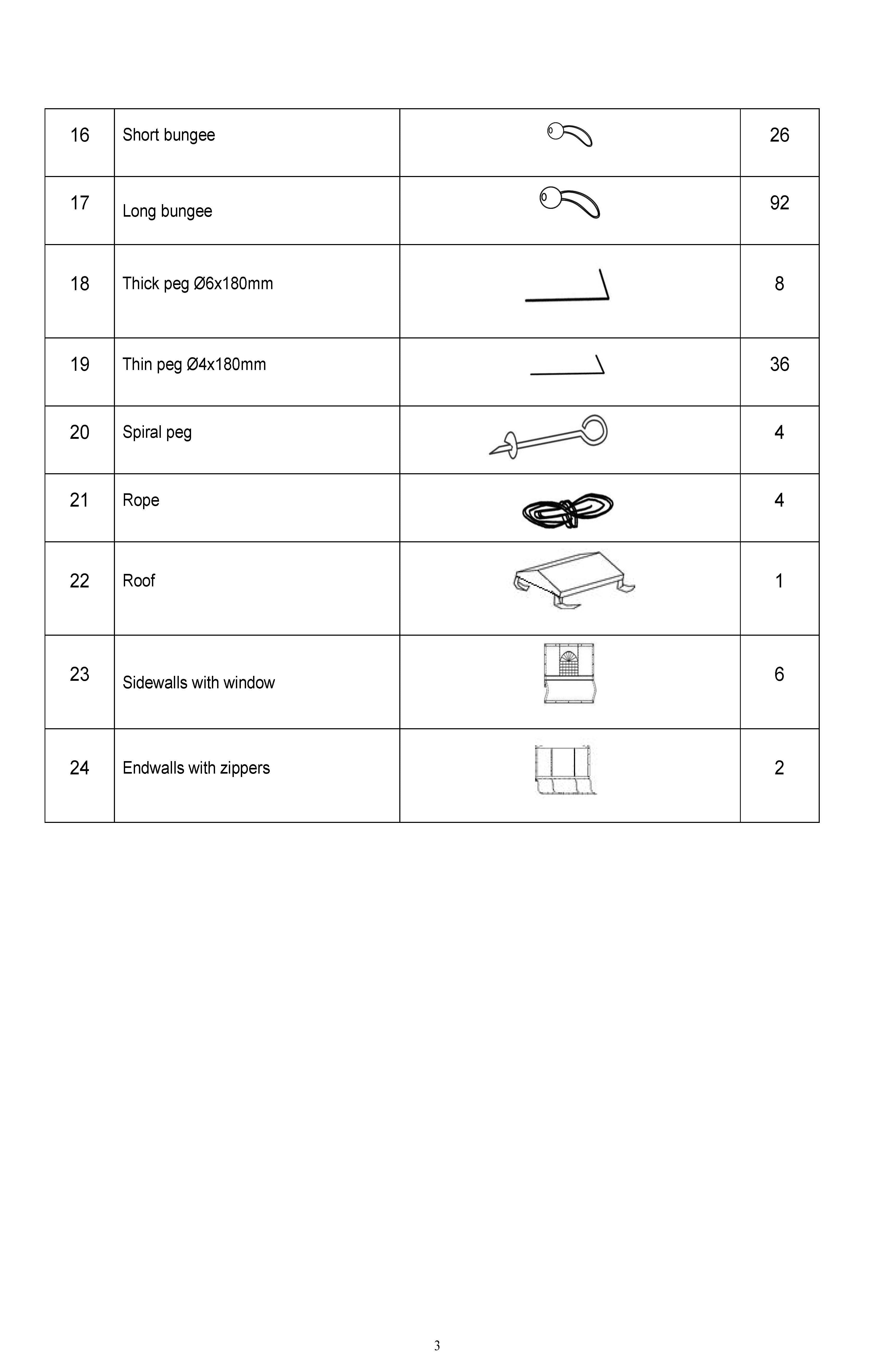American Phoenix 20x20 Party Tent Accessories - for kevin conners