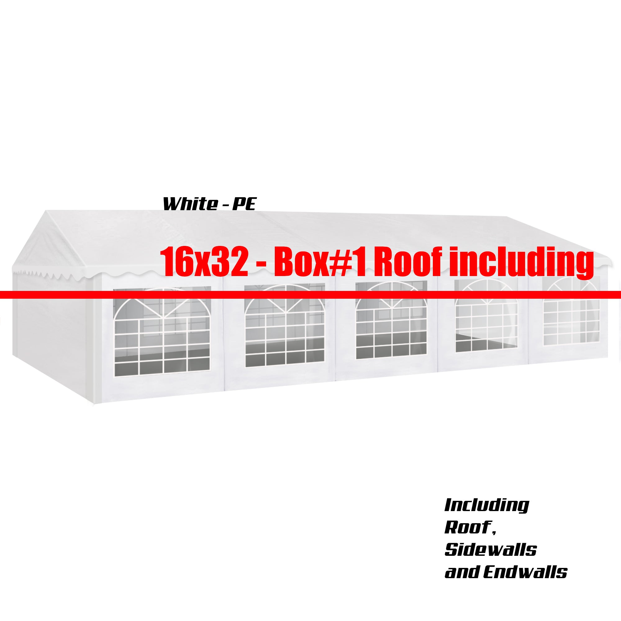 Party Tent Accessories - Roof Package
