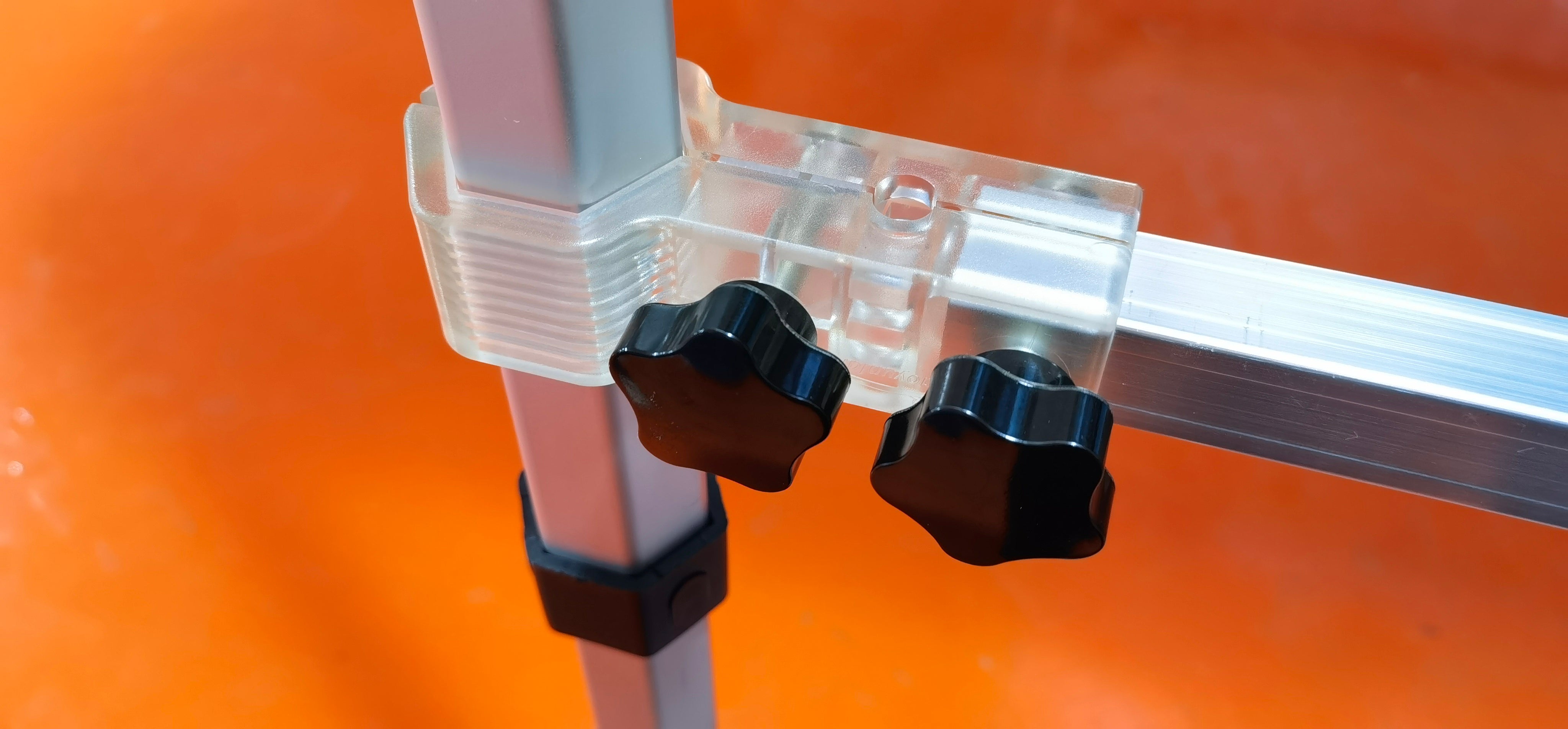 Tent crossbar clamps 2pc