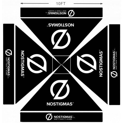 American Phoenix 10 x 10 Custom Canopy with Your Logo Graphics - American Phoenix