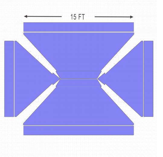 American Phoenix 10 x 15 Custom Canopy with Your Logo Graphics - American Phoenix