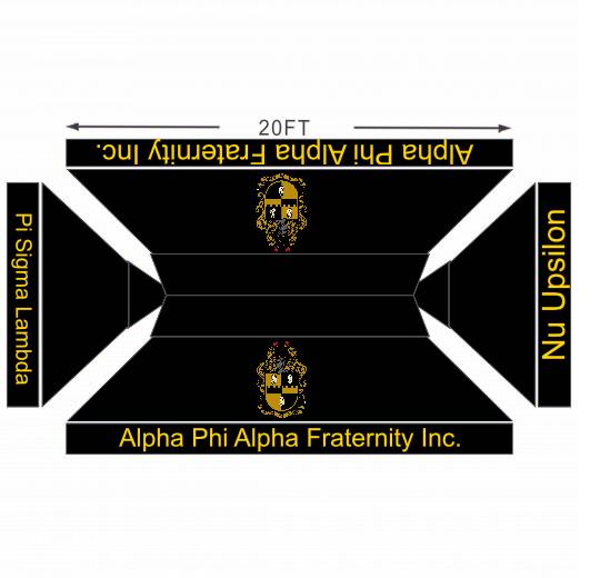 American Phoenix 10 x 20 Custom Canopy with Your Logo Graphics - American Phoenix