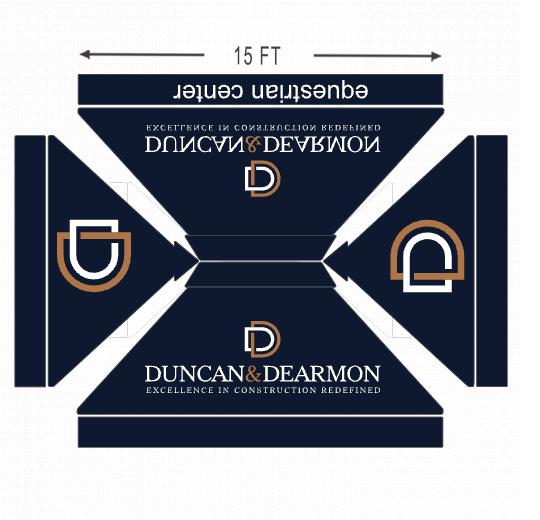 American Phoenix 10 x 15 Custom Canopy with Your Logo Graphics - American Phoenix