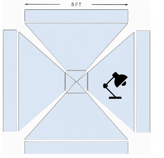 American Phoenix 5 x 5 Custom Canopy with Your Logo Graphics - American Phoenix