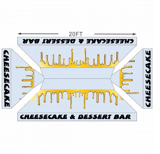 American Phoenix 10 x 20 Custom Canopy with Your Logo Graphics - American Phoenix