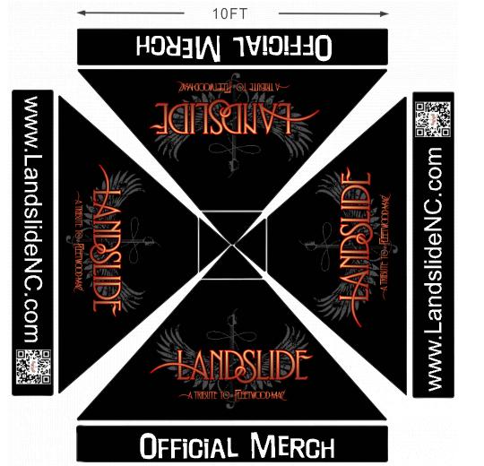 American Phoenix 10 x 10 Custom Canopy with Your Logo Graphics - American Phoenix