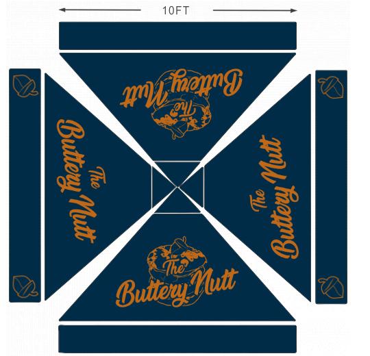 American Phoenix 10 x 10 Custom Canopy with Your Logo Graphics