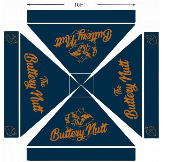 American Phoenix 10 x 10 Custom Canopy with Your Logo Graphics