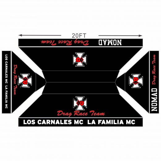 American Phoenix 10 x 20 Custom Canopy with Your Logo Graphics