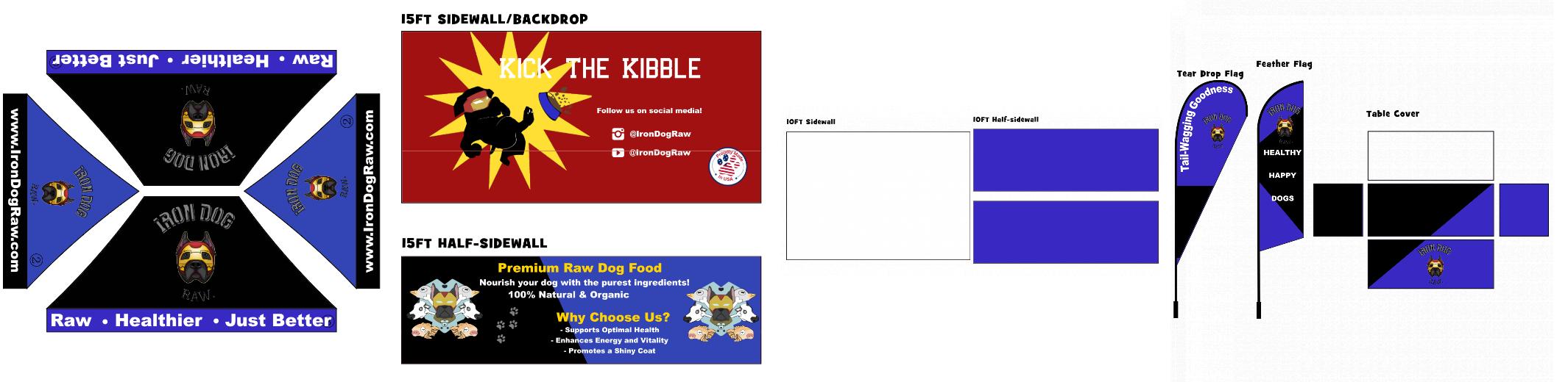 American Phoenix 10 x 15 Custom Canopy with Your Logo Graphics