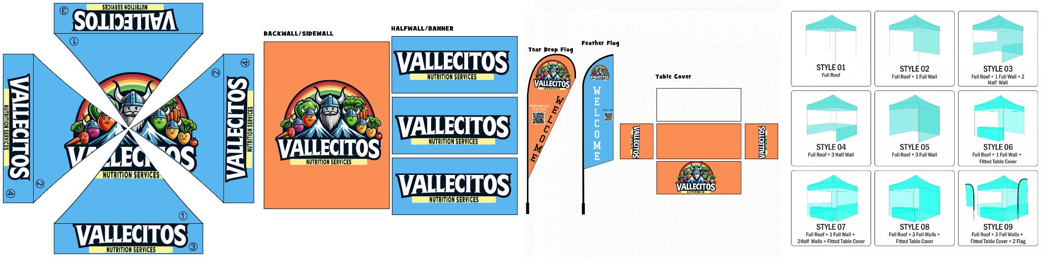 American Phoenix 5 x 5 Custom Canopy with Your Logo Graphics