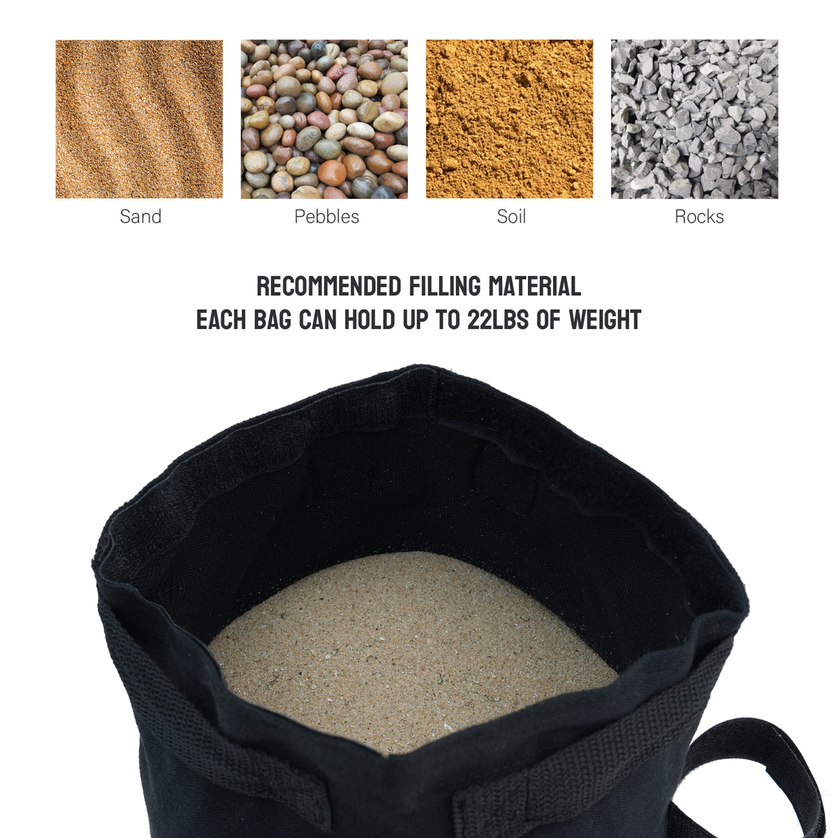Sand Bags for Canopy Legs