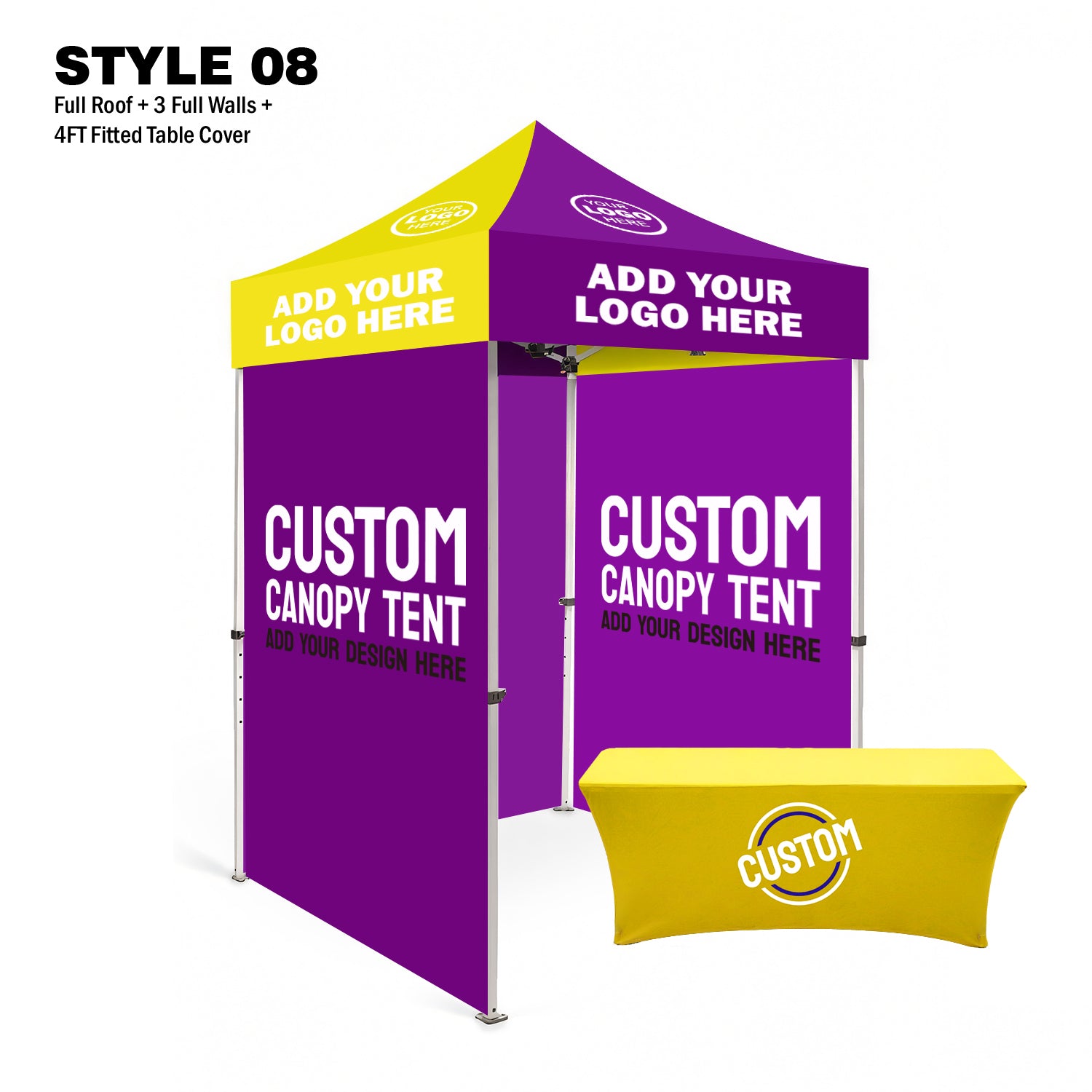 American Phoenix 5 x 5 Custom Canopy with Your Logo Graphics