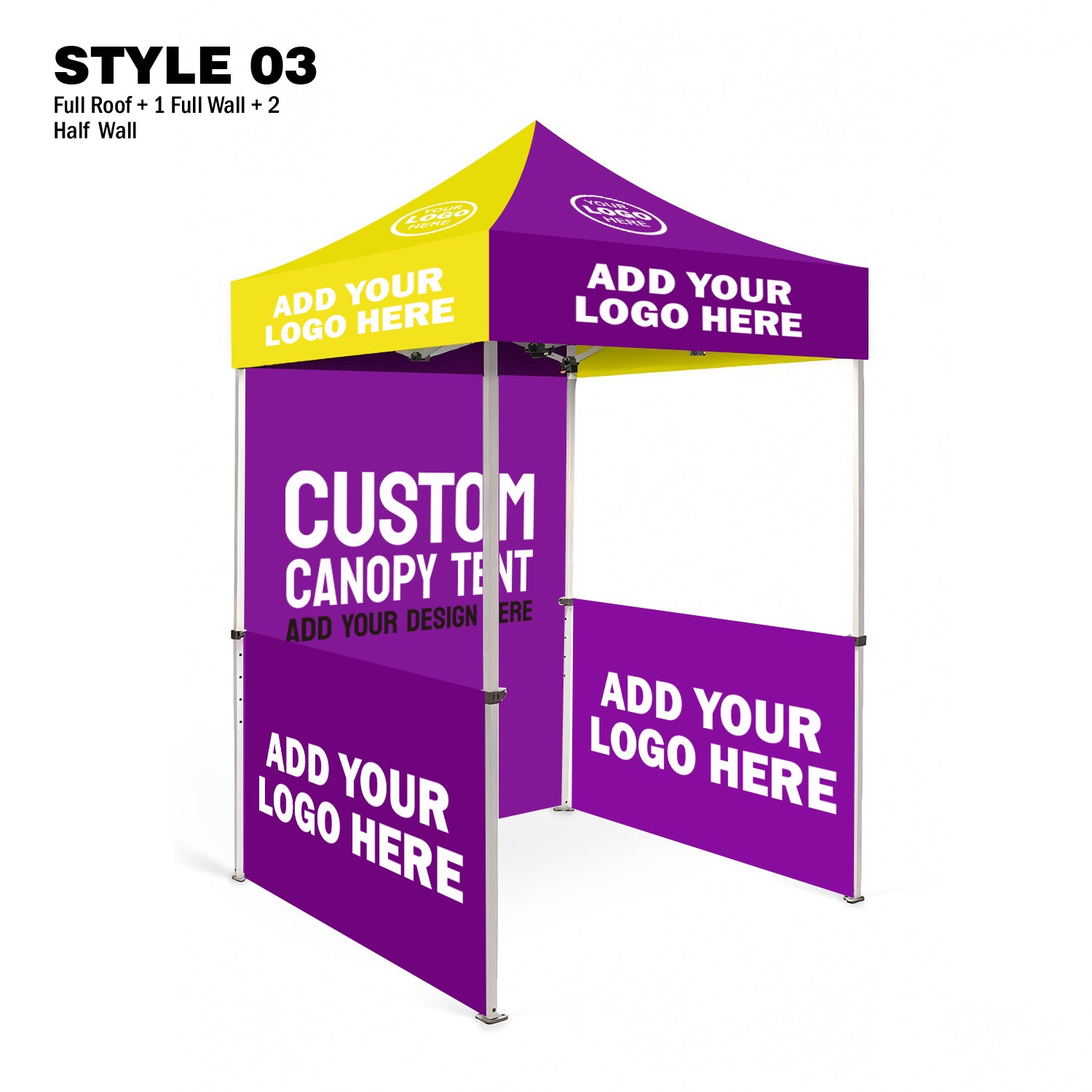 American Phoenix 5 x 5 Custom Canopy with Your Logo Graphics