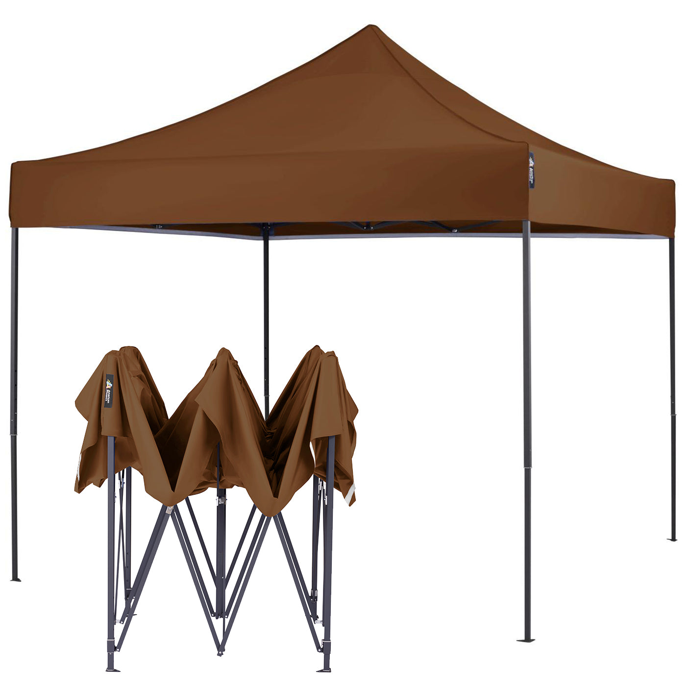 American Phoenix 10x10 Canopy Tent Pop Up Portable Instant Adjustable Outdoor Marke Shelter (Black Frame) - American Phoenix