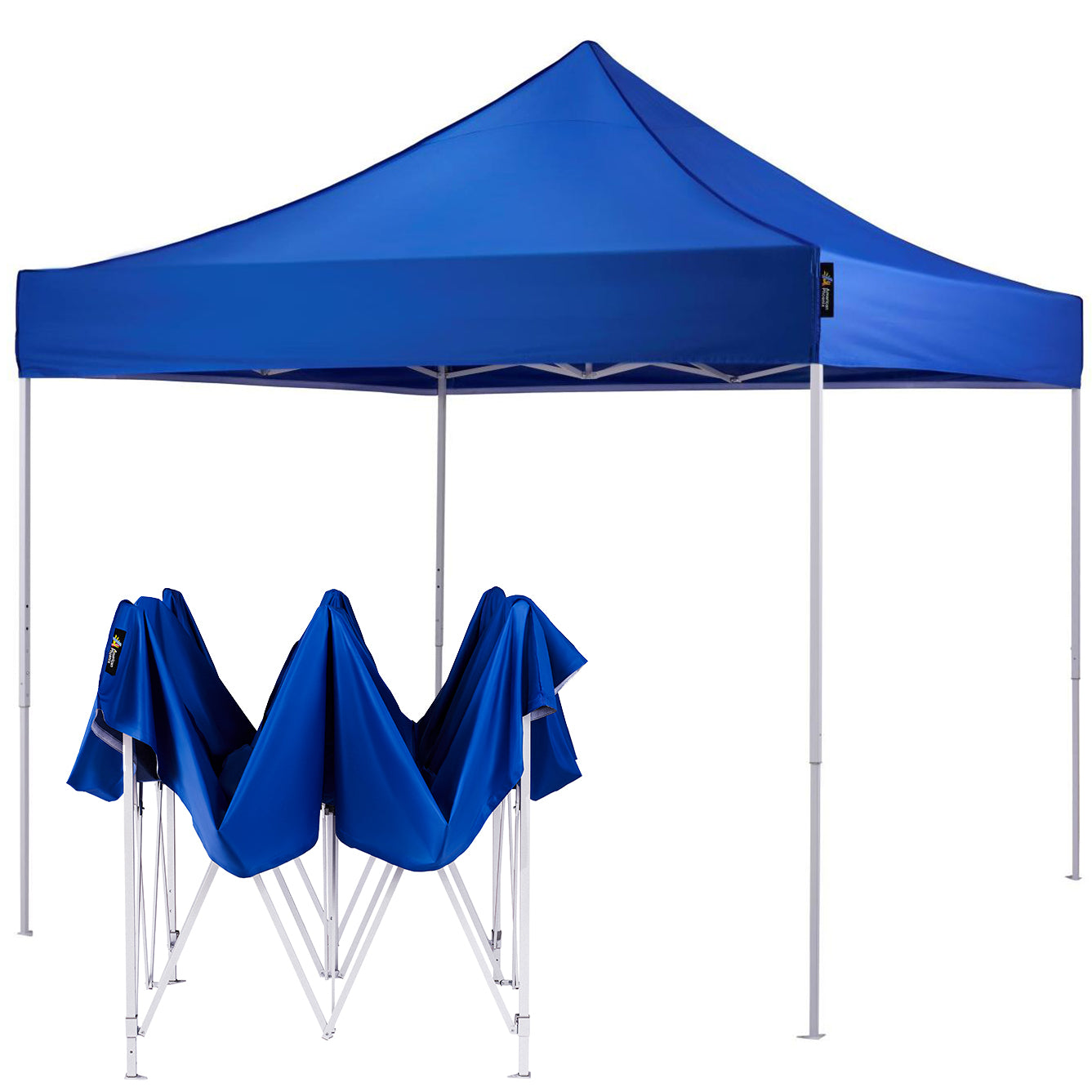 American Phoenix 10x10 Canopy Tent Pop Up Portable Instant Adjustable Outdoor Market Shelter (White Frame) - American Phoenix