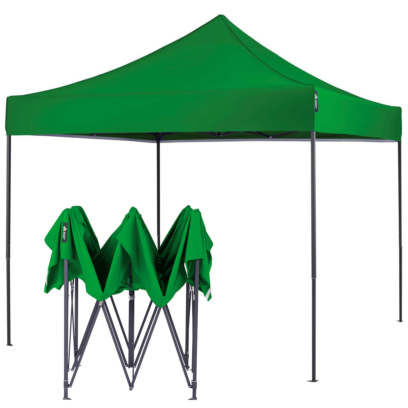 American Phoenix 10x10 Canopy Tent Pop Up Portable Instant Adjustable Outdoor Marke Shelter (Black Frame) - American Phoenix