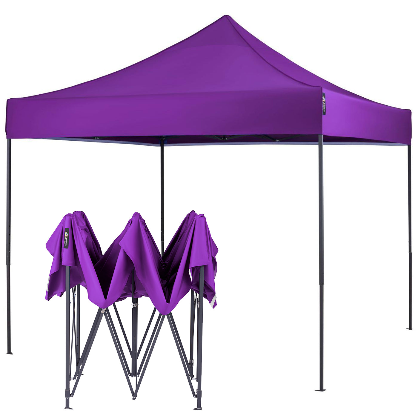 American Phoenix 10x10 Canopy Tent Pop Up Portable Instant Adjustable Outdoor Marke Shelter (Black Frame) - American Phoenix