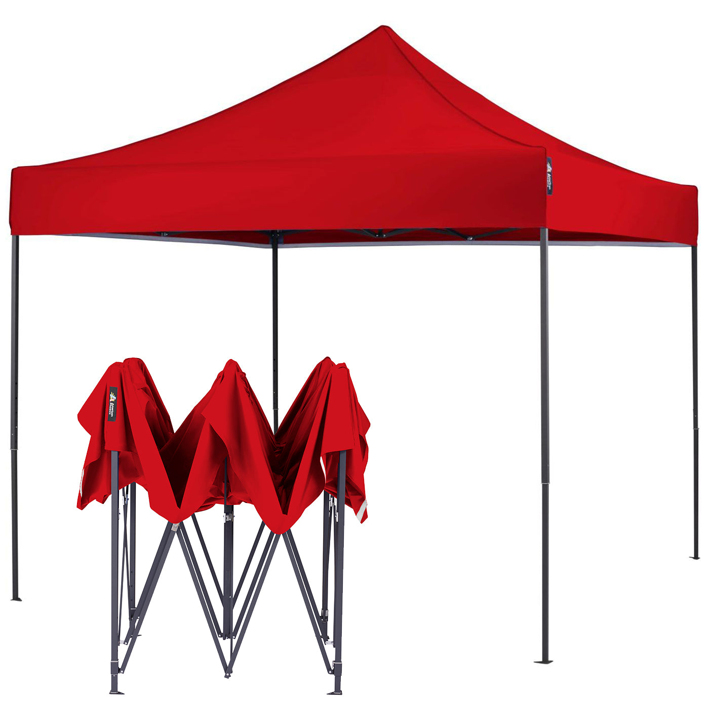 American Phoenix 10x10 Canopy Tent Pop Up Portable Instant Adjustable Outdoor Marke Shelter (Black Frame) - American Phoenix