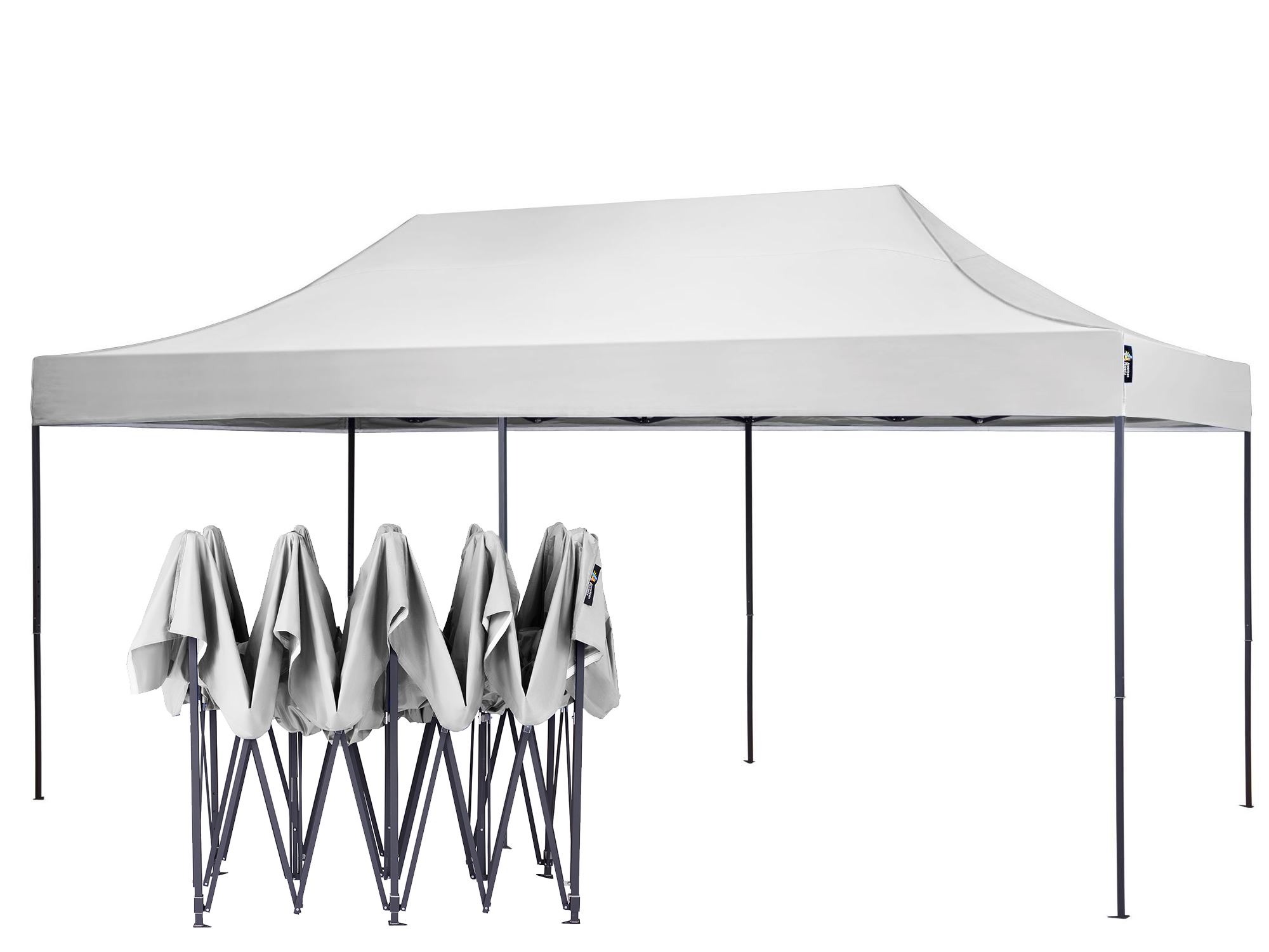 American Phoenix 10x20 Canopy Tent Pop Up Portable Instant Commercial Outdoor Market Shelter (Black Frame) - American Phoenix