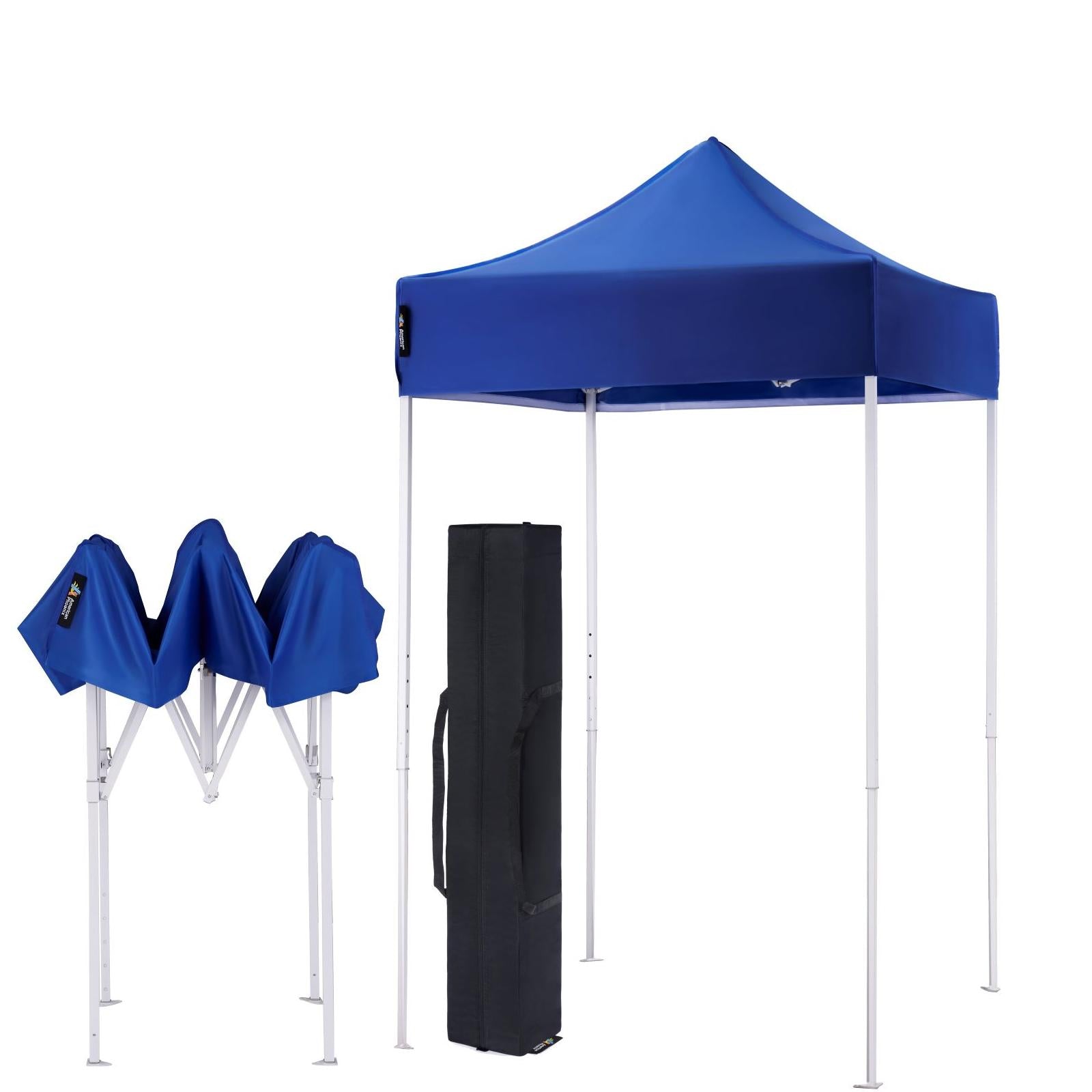 canopy tent frame Easy Up Small Canopy Tent 5x5 & Carry Bag, Shade Tent Canopy For Commercial Fair, Car Shelter Wedding Party White / 5x5