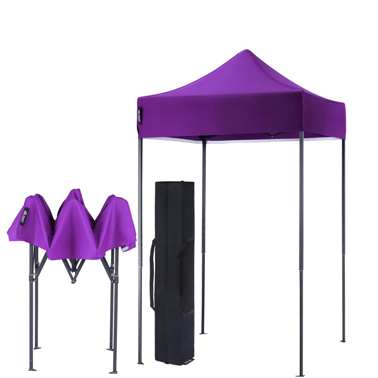 American Phoenix 5x5 Casual Colors Picnic Canopy Tent (Black Frame) - American Phoenix