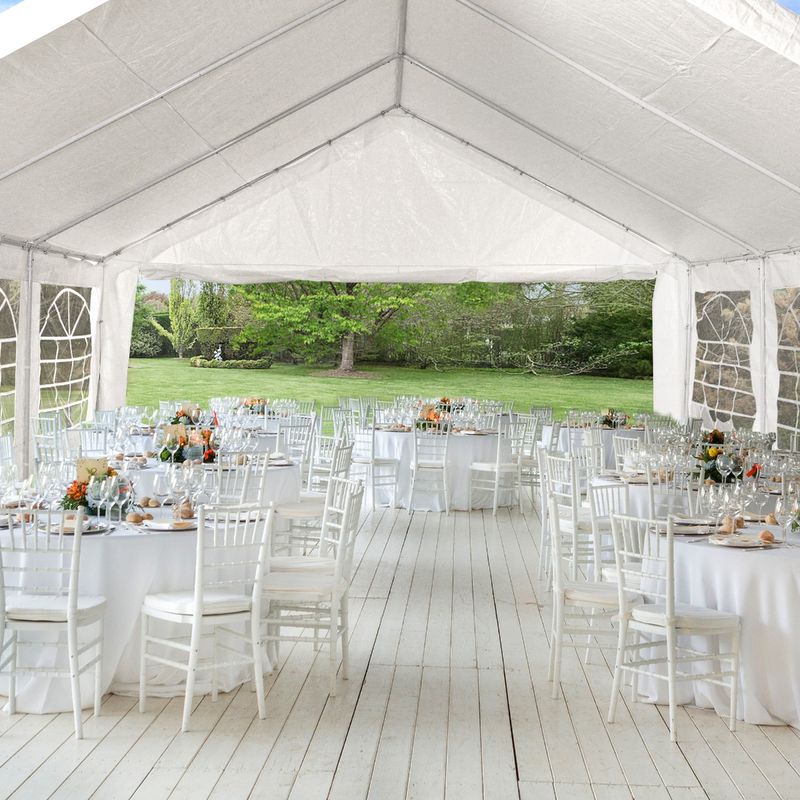 American Phoenix 20x20 white heavy-duty party tent and wedding activity tent - American Phoenix