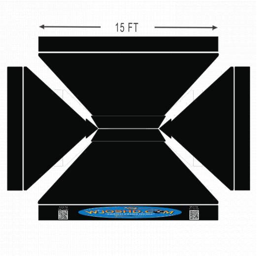 American Phoenix 10 x 15 Custom Canopy with Your Logo Graphics - American Phoenix
