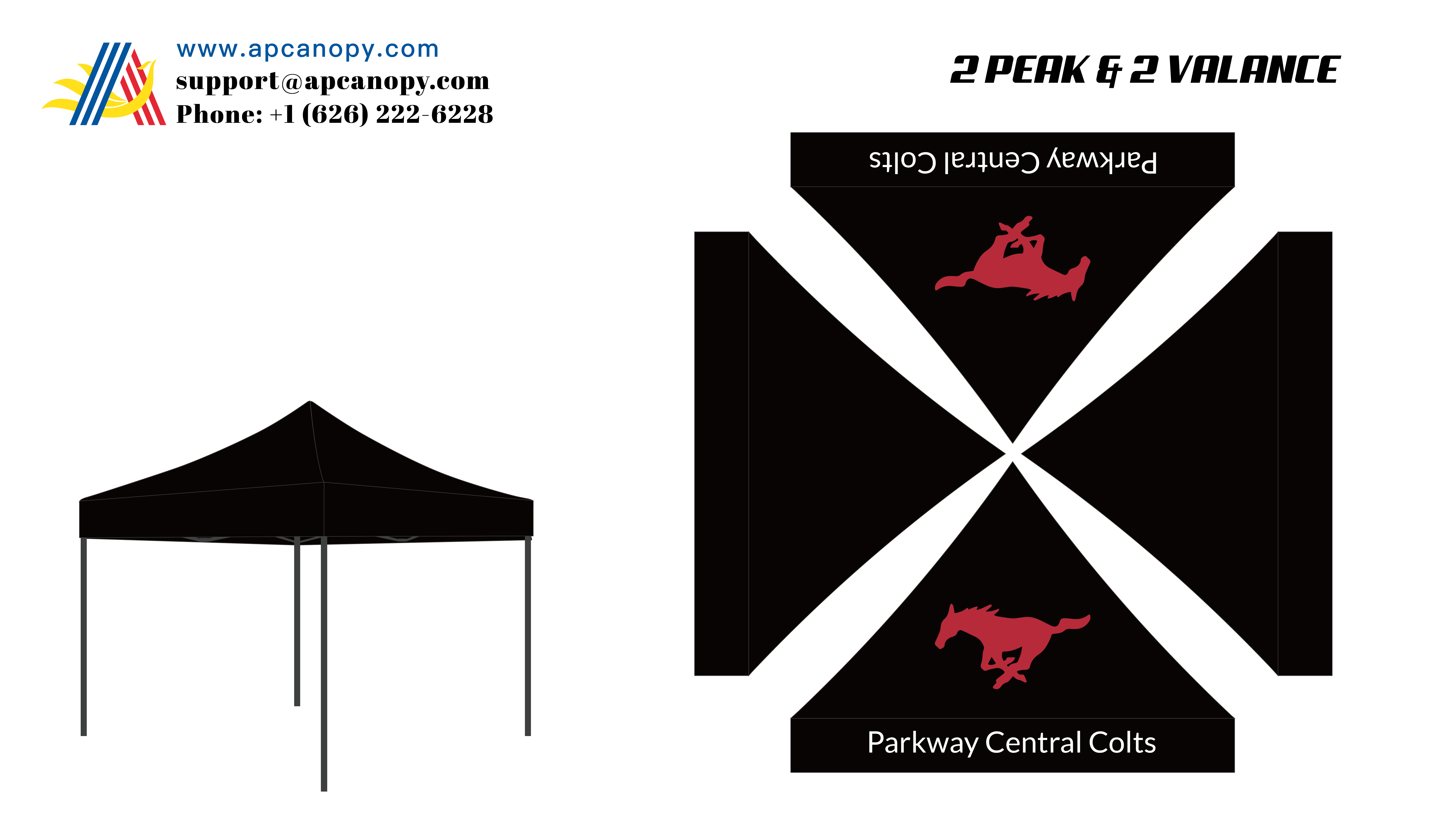 American Phoenix Easy Custom Canopy Tent (for Brittany)
