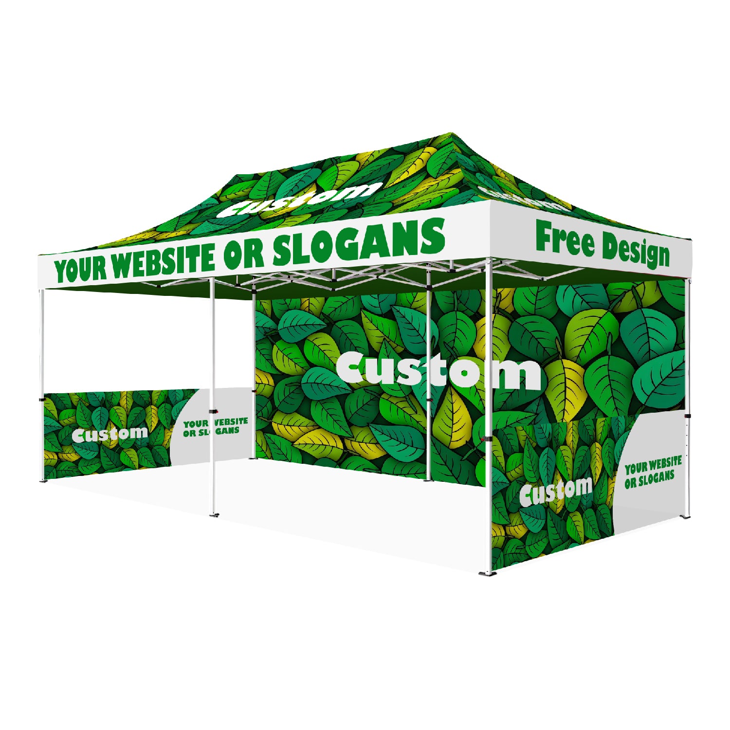 custom printed tents American Phoenix 10x20 Custom Canopy Tent with Logo