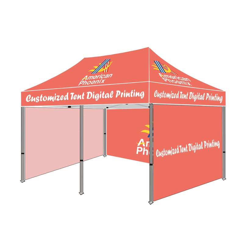 Load image into Gallery viewer, 10 x 20 Custom Canopy with Backdrop & 2 Sidewalls