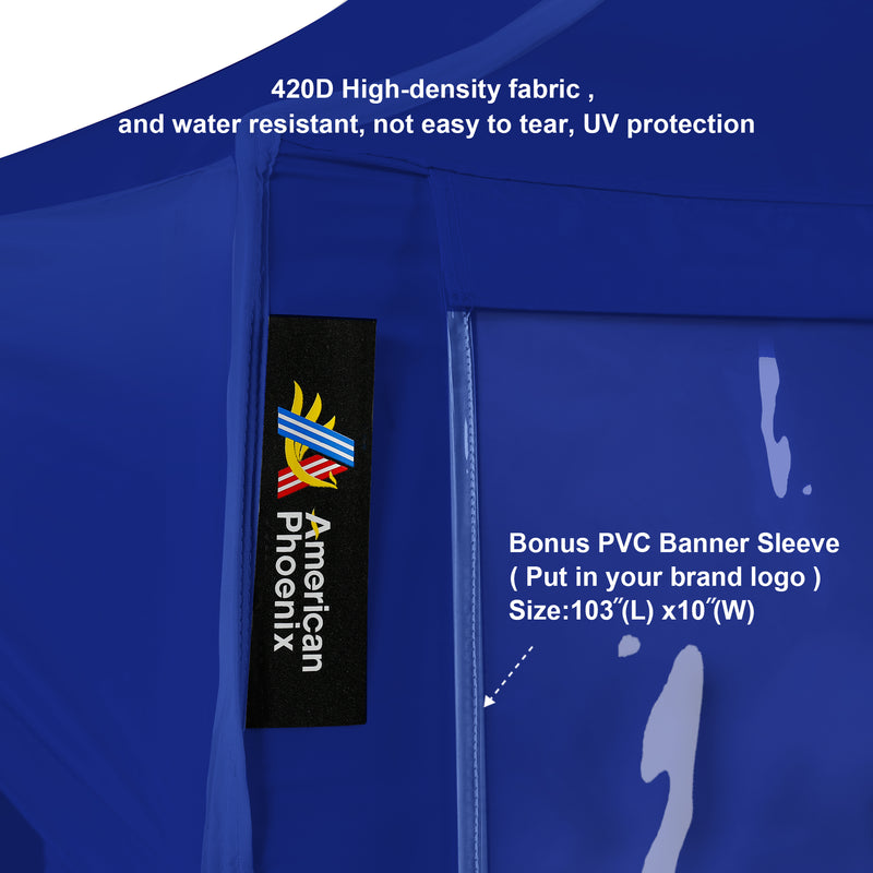 Load image into Gallery viewer, 10x10 Commercial Canopy Tent with Walls (Blue)