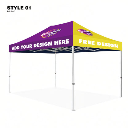 American Phoenix 10 x 15 Custom Canopy with Your Logo Graphics