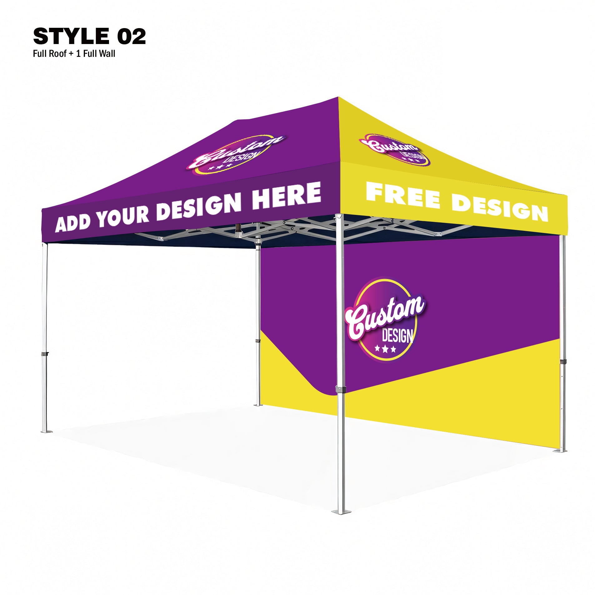 American Phoenix 10 x 15 Custom Canopy with Your Logo Graphics
