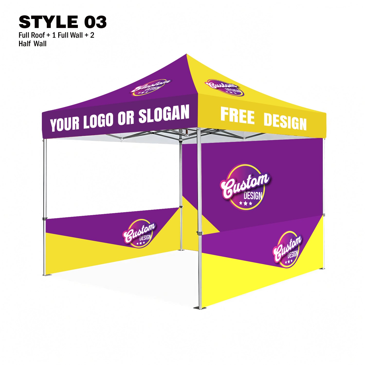 American Phoenix 10 x 10 Custom Canopy with Your Logo Graphics