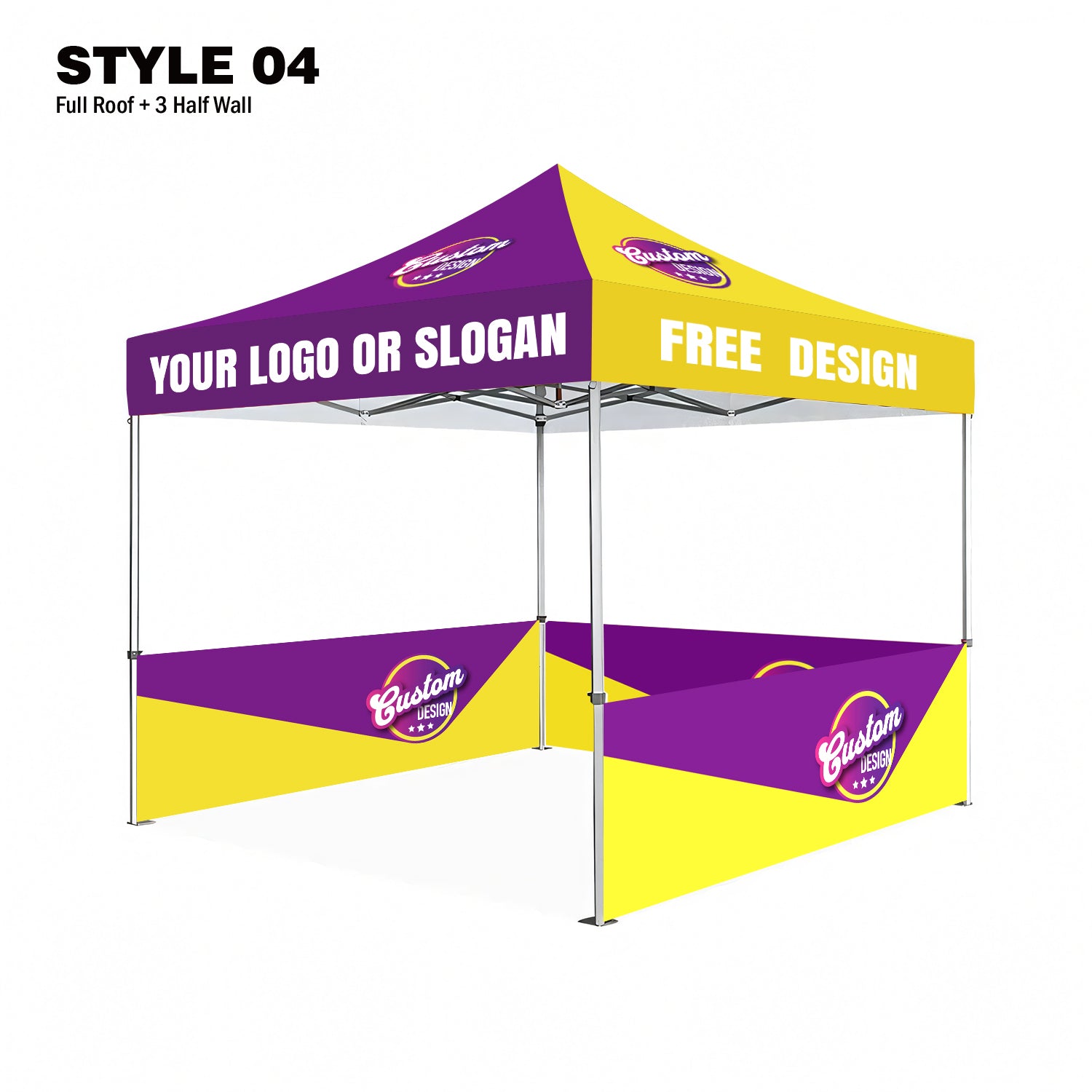 American Phoenix 10 x 10 Custom Canopy with Your Logo Graphics