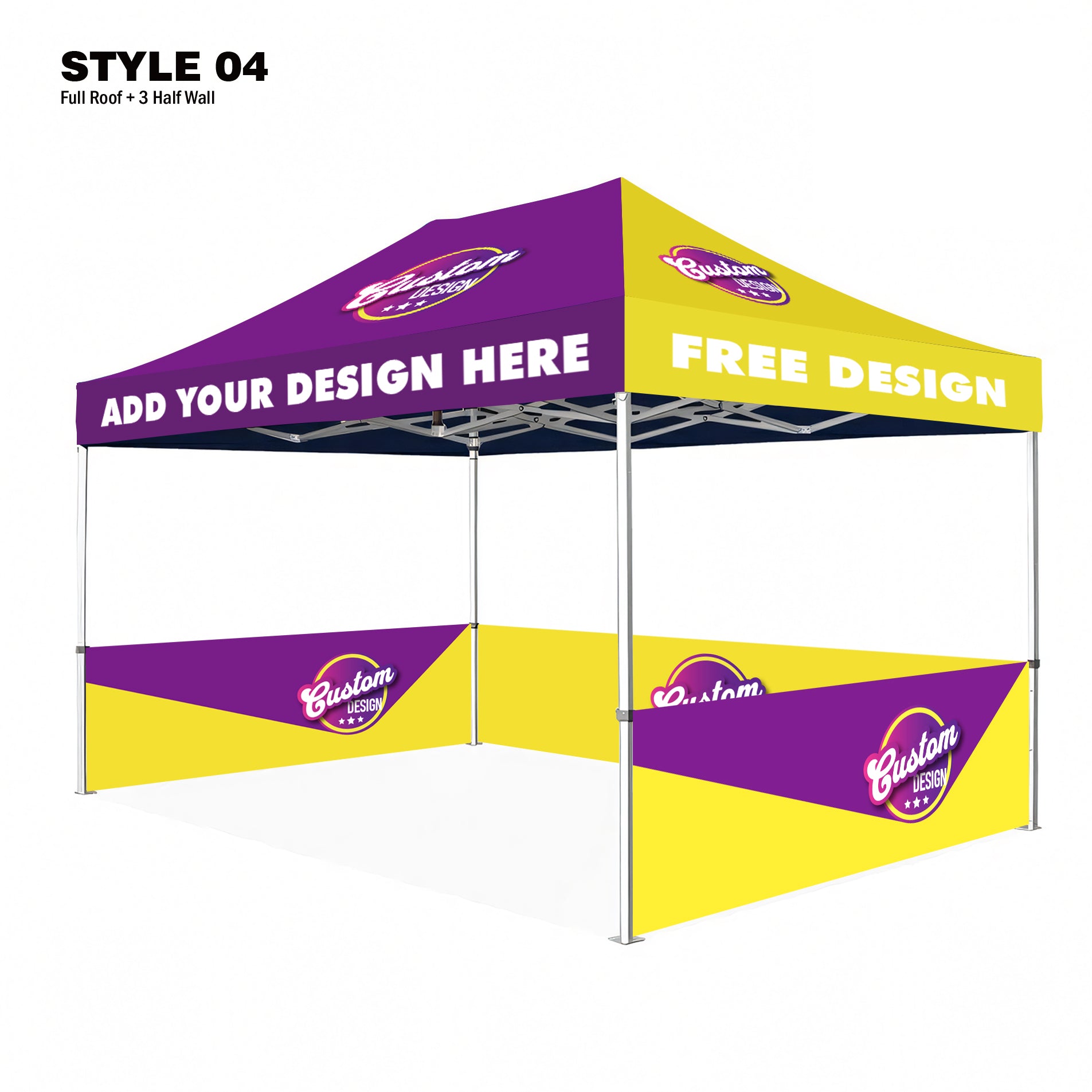 American Phoenix 10 x 15 Custom Canopy with Your Logo Graphics