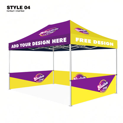 American Phoenix 10 x 15 Custom Canopy with Your Logo Graphics