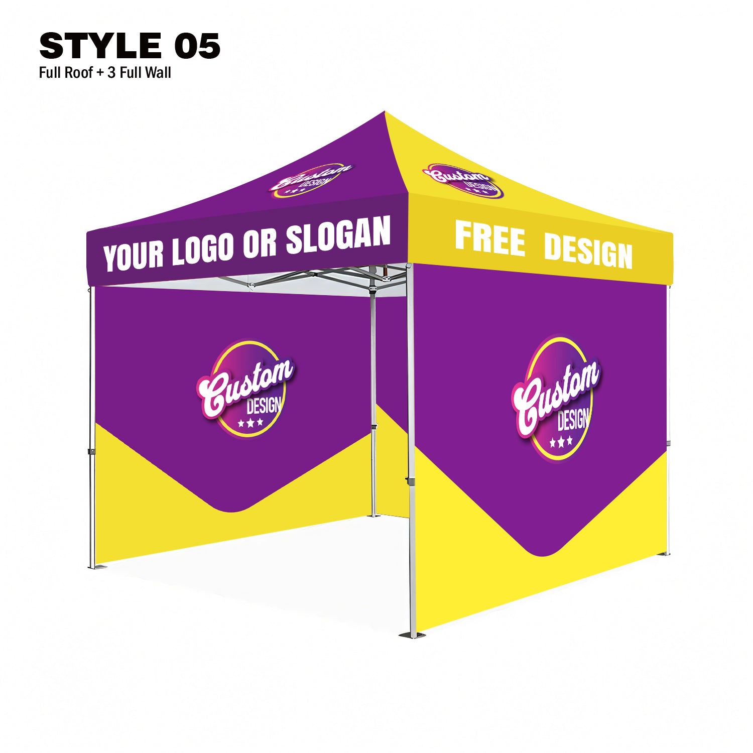 American Phoenix 10 x 10 Custom Canopy with Your Logo Graphics