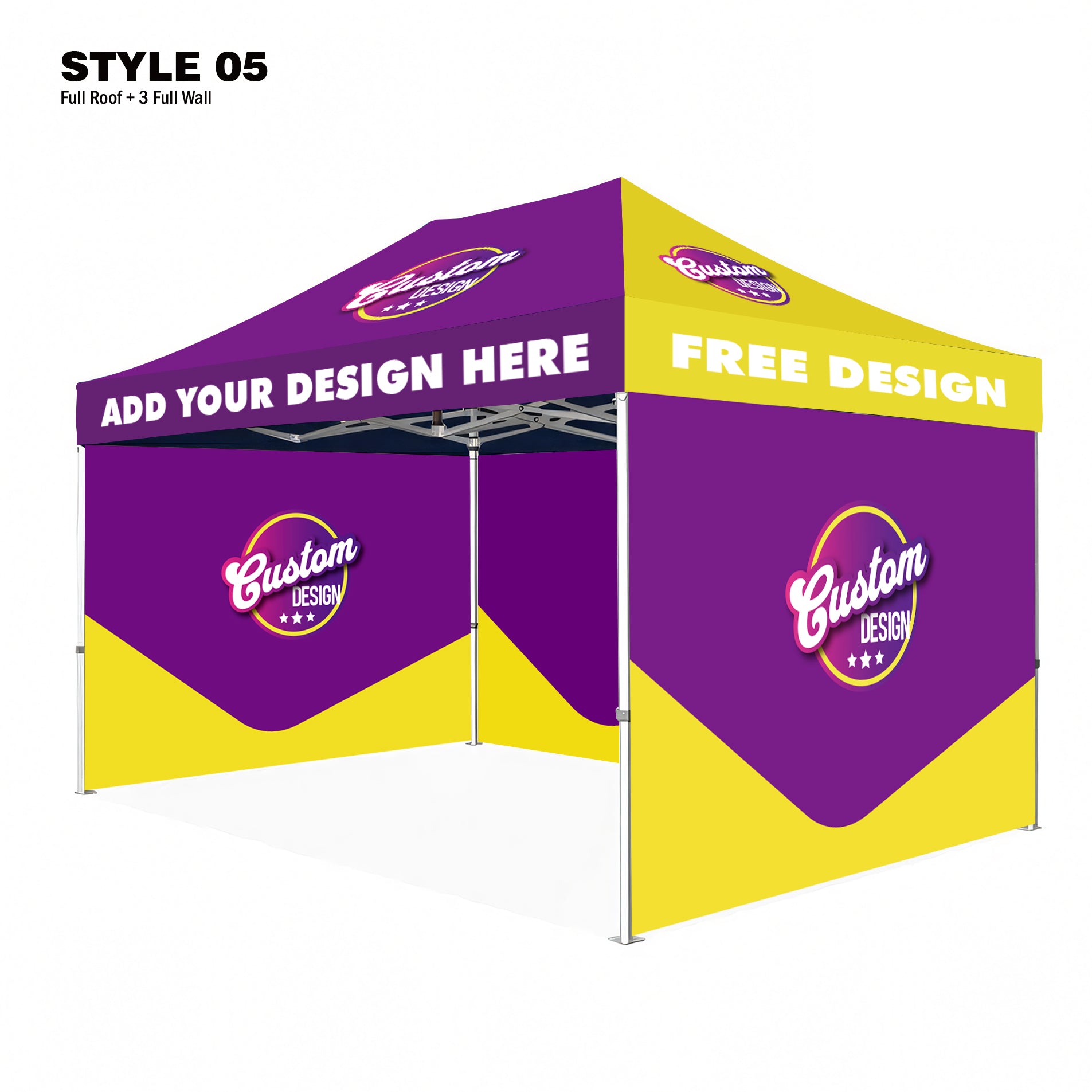 American Phoenix 10 x 15 Custom Canopy with Your Logo Graphics
