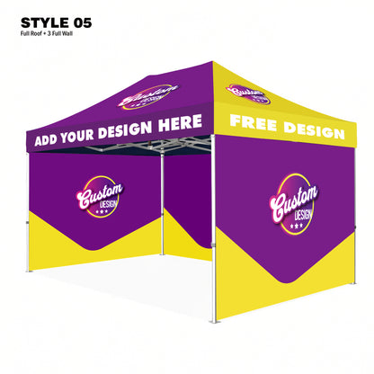American Phoenix 10 x 15 Custom Canopy with Your Logo Graphics