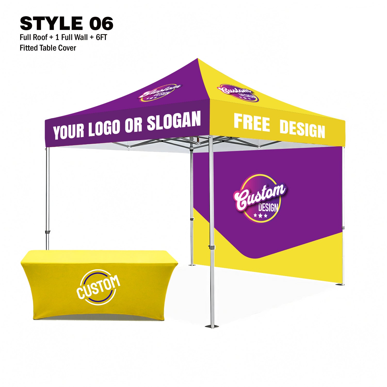 American Phoenix 10 x 10 Custom Canopy with Your Logo Graphics