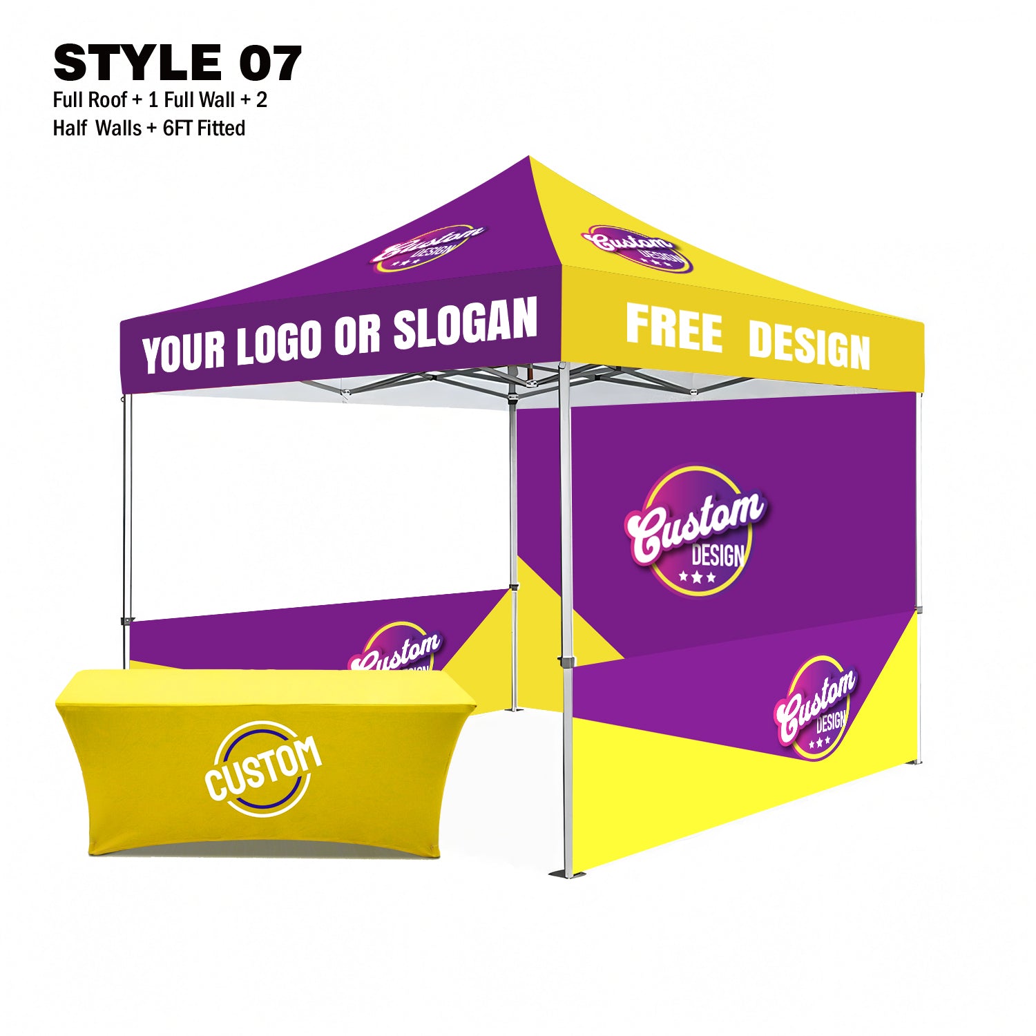 American Phoenix 10 x 10 Custom Canopy with Your Logo Graphics