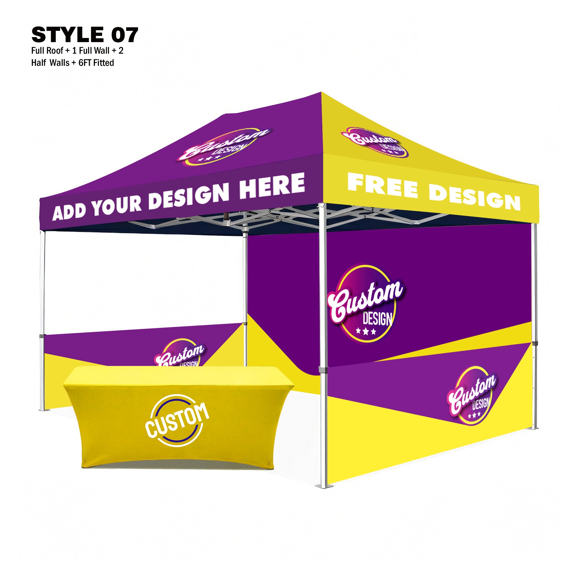 American Phoenix 10 x 15 Custom Canopy with Your Logo Graphics