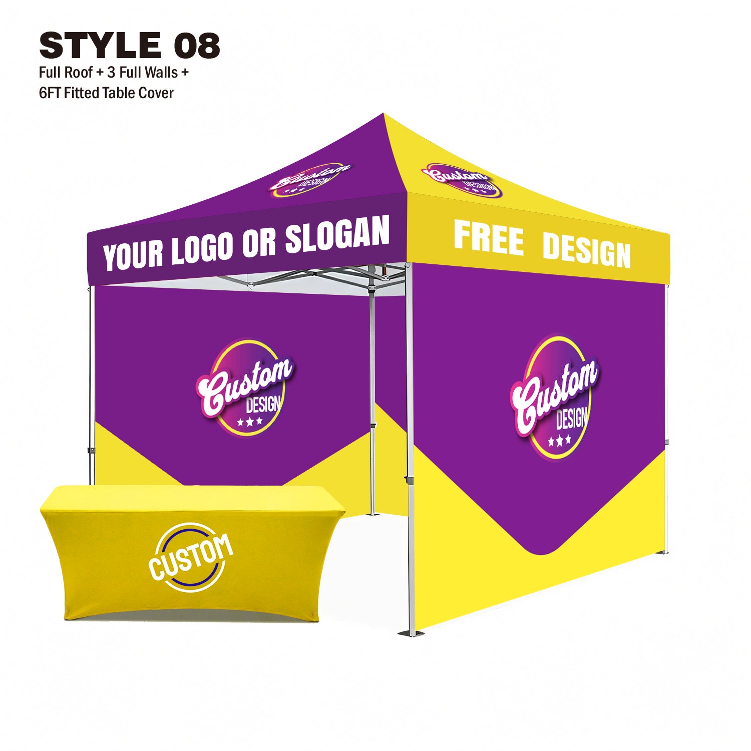 American Phoenix 10 x 10 Custom Canopy with Your Logo Graphics