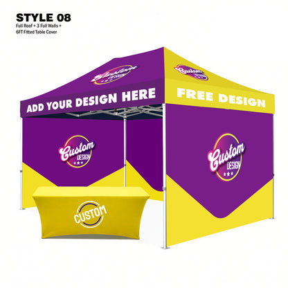 American Phoenix 10 x 15 Custom Canopy with Your Logo Graphics