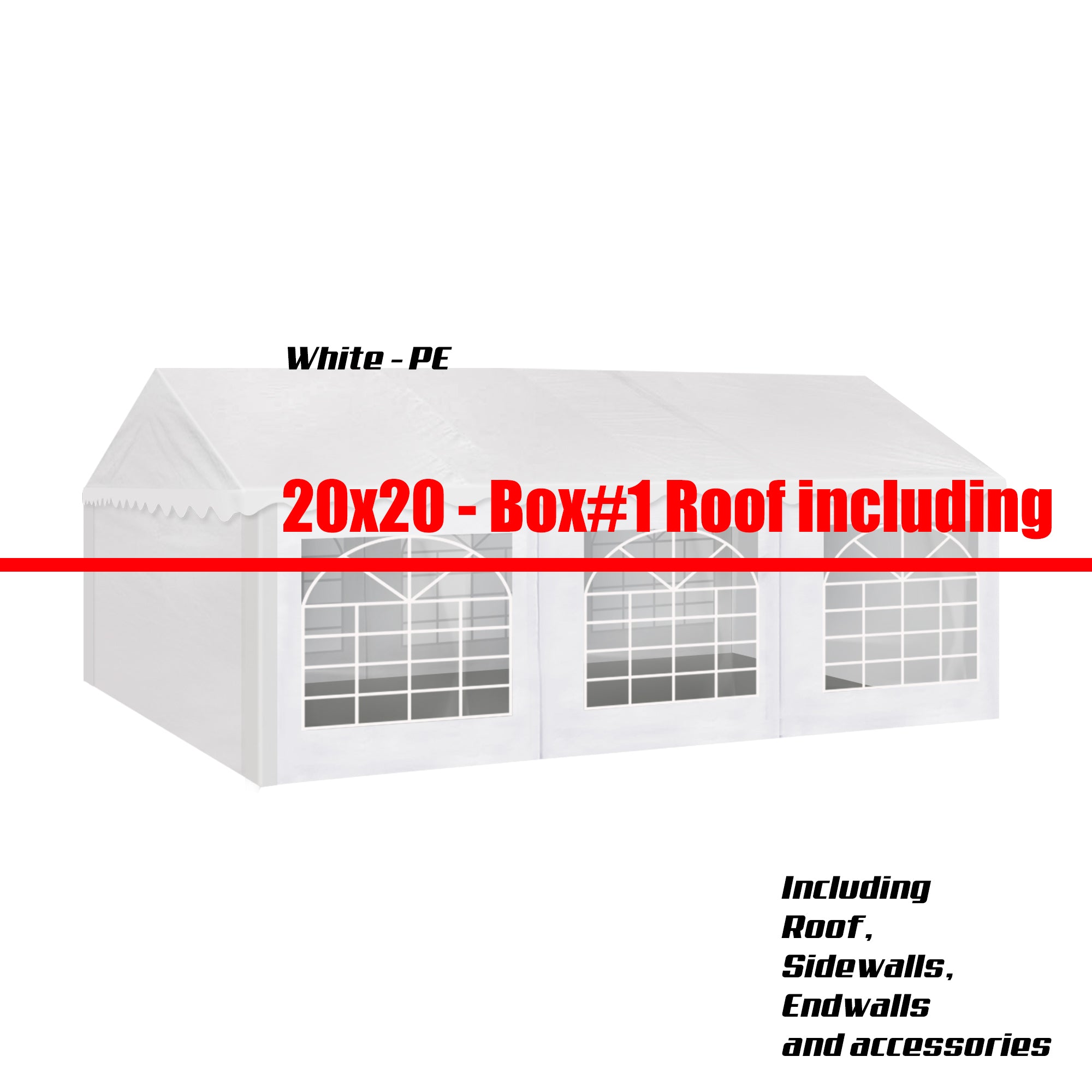 Party Tent Accessories - Roof Package