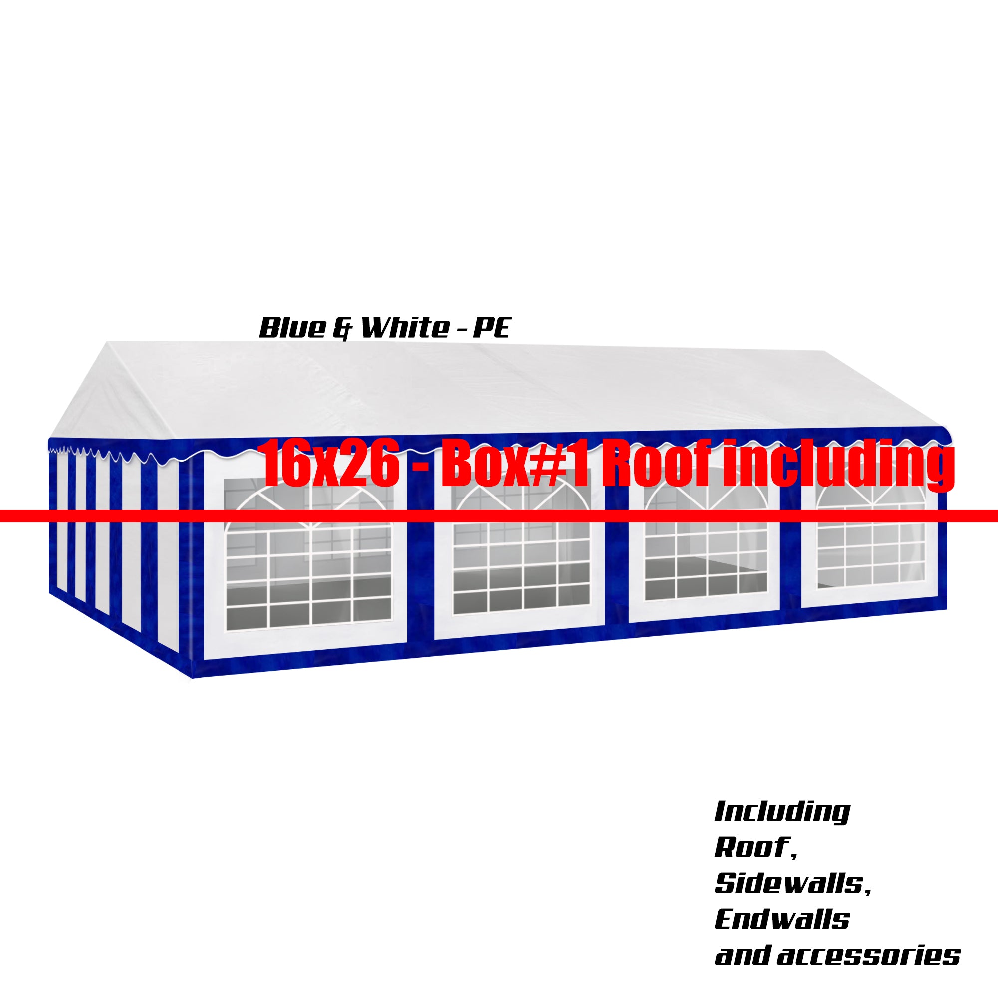 Party Tent Accessories - Roof Package